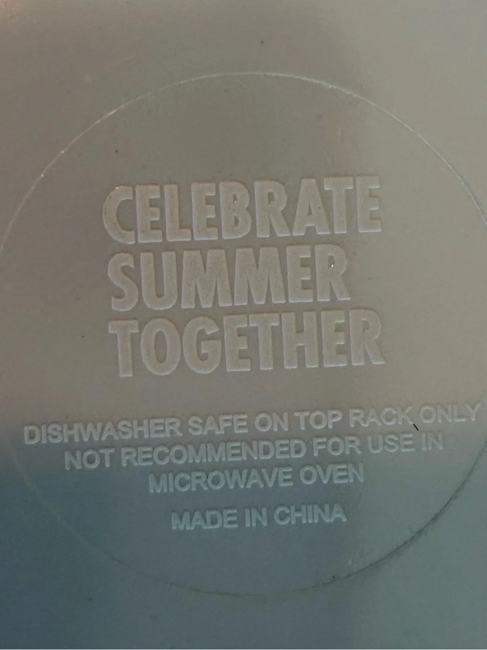 TWO! Celebrate Summer Together Tropical Toucan Melamine Serving Platters 19”